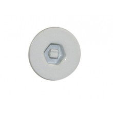 SMT108CH0004D32 W Заглушка с воздухоотводчиком, 1/2НР D=32 mm белая (RAL 9016)