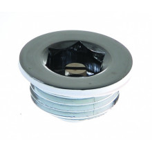 SG108-1CH0004D26 Заглушка с воздухоотводчиком, 1/2НР D=26 mm хромированная