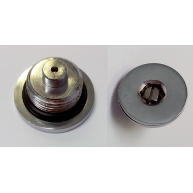 SMART СП 108CH0003D25 Заглушка с воздухоотв.(хром) 3/8НР для п/с D=25 mm